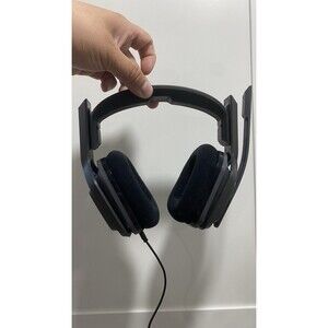 Astro A20 Gaming Wireless Headset Only Gray Blue Tested Charger No Receiver